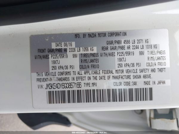 2016 MAZDA CX-5 GRAND TOURING