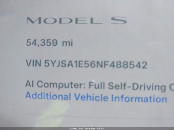 2022 TESLA MODEL S