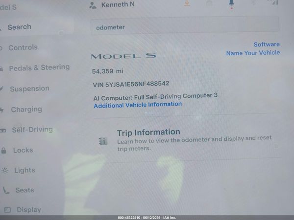 2022 TESLA MODEL S
