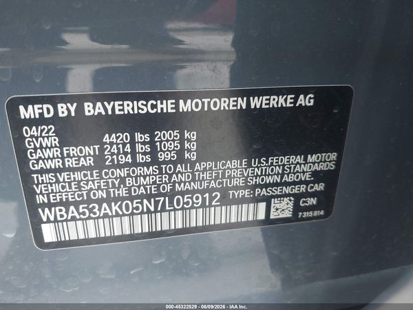 2022 BMW 228 GRAN COUPE I SDRIVE