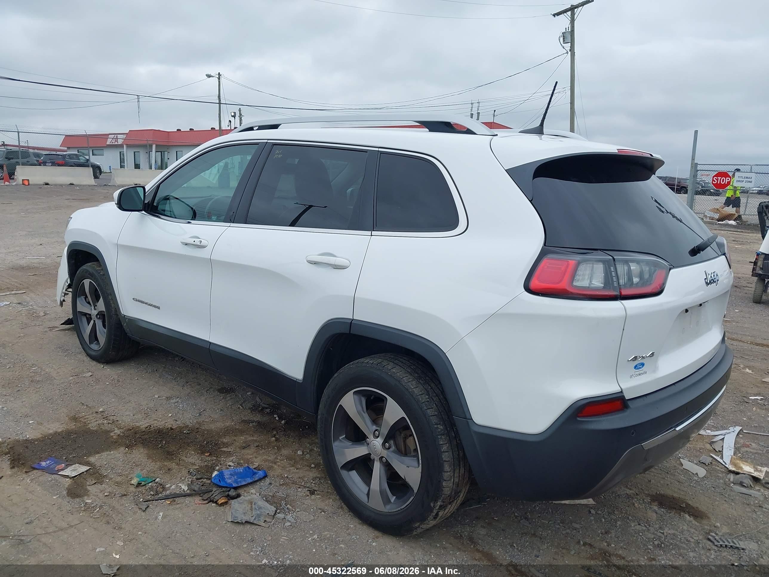 2019 JEEP CHEROKEE LIMITED 4X4