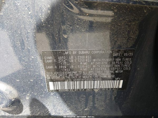 2025 SUBARU OUTBACK PREMIUM