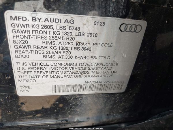 2025 AUDI SQ5 SPORTBACK