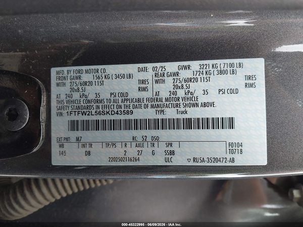 2025 FORD F-150 STX