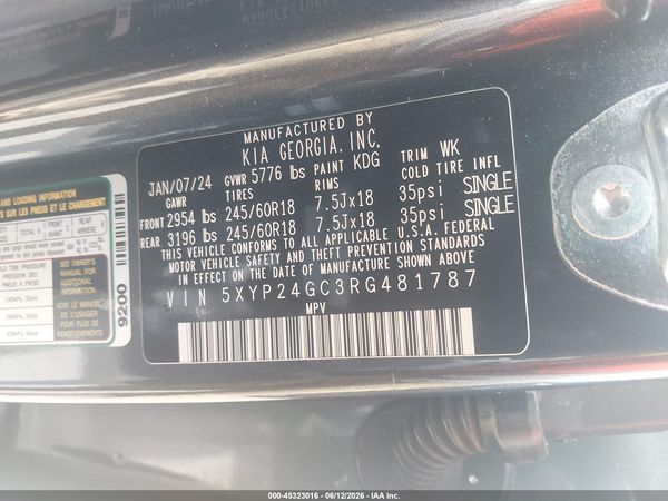 2024 KIA TELLURIDE LX