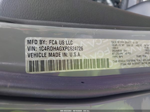 2023 DODGE DURANGO SXT RWD