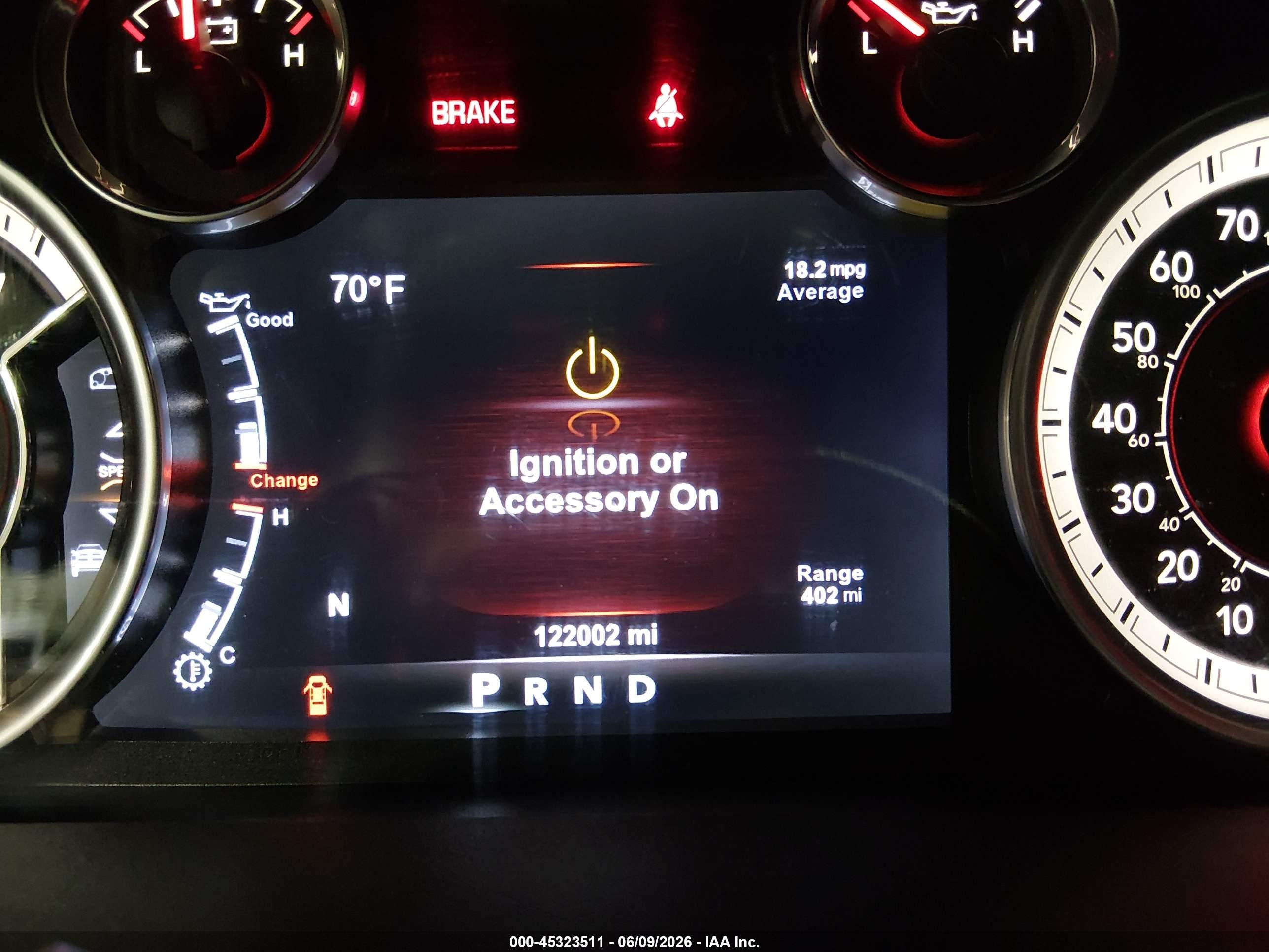 2017 RAM 1500 LARAMIE  4X4 6'4 BOX