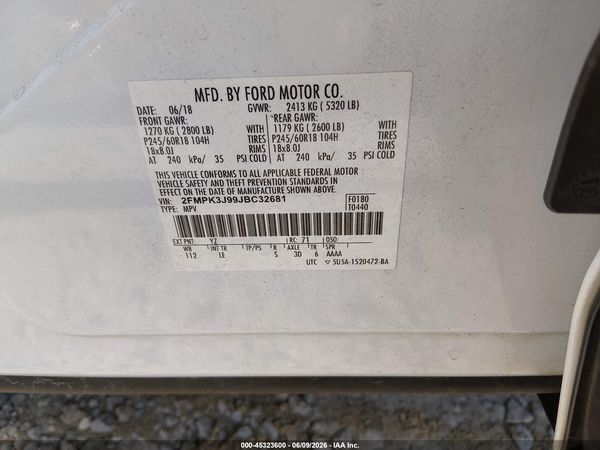 2018 FORD EDGE SEL