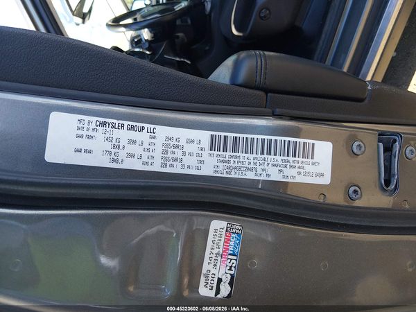 2012 DODGE DURANGO SXT