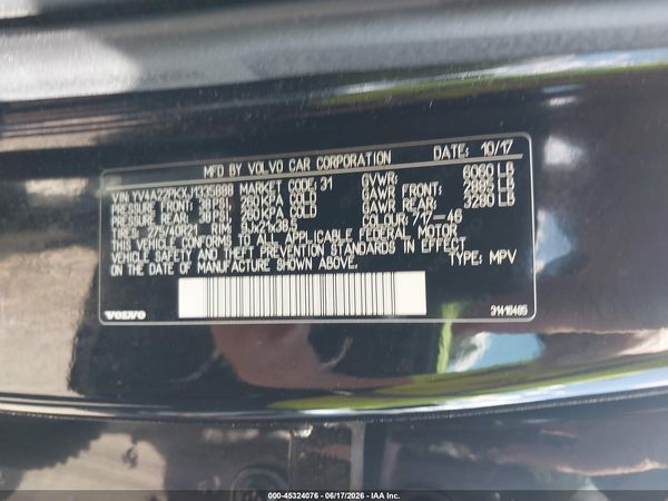 2018 VOLVO XC90 T6 MOMENTUM
