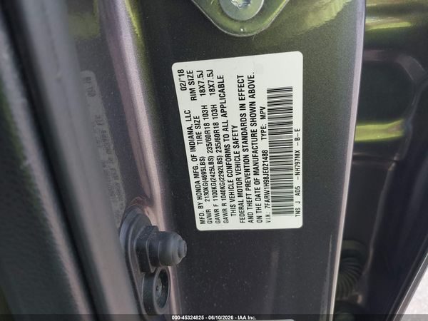 2018 HONDA CR-V TOURING