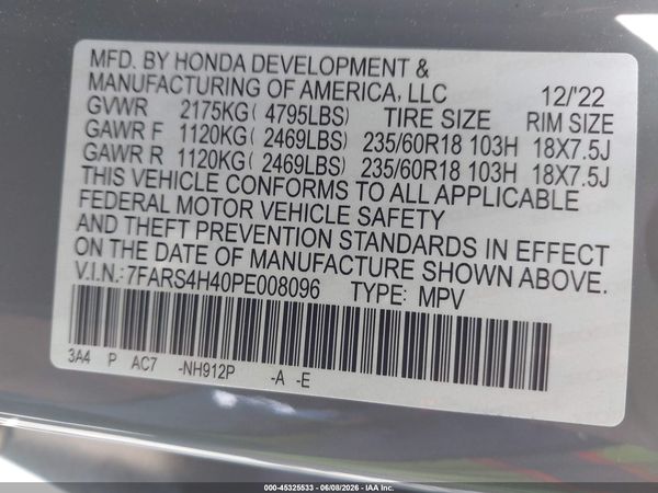 2023 HONDA CR-V EX AWD