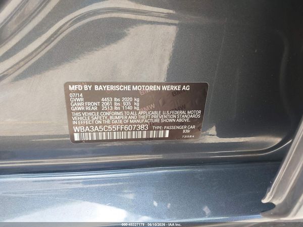2015 BMW 328I