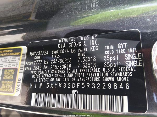 2024 KIA SPORTAGE EX