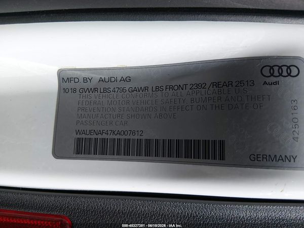 2019 AUDI A4 45 PREMIUM