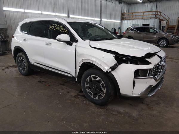 2021 HYUNDAI SANTA FE HYBRID BLUE