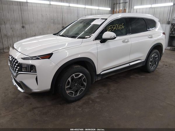 2021 HYUNDAI SANTA FE HYBRID BLUE