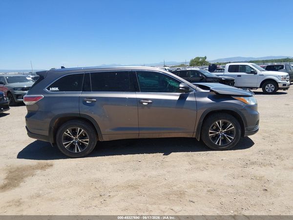 2016 TOYOTA HIGHLANDER XLE V6