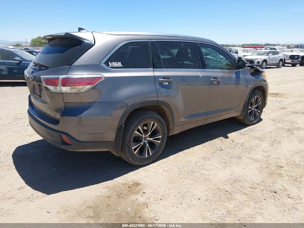 2016 TOYOTA HIGHLANDER XLE V6
