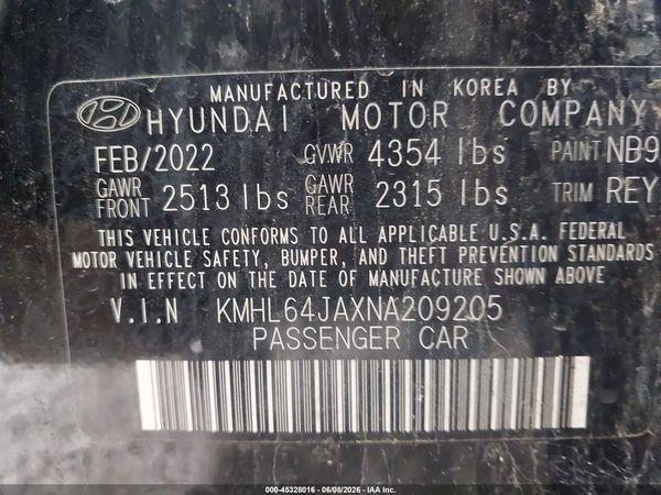 2022 HYUNDAI SONATA SEL
