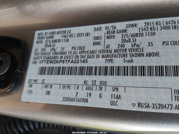 2026 FORD F-150 STX