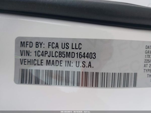 2021 JEEP CHEROKEE LATITUDE FWD