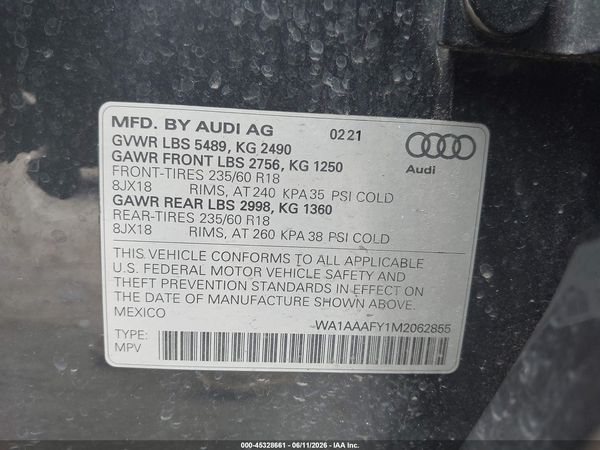 2021 AUDI Q5