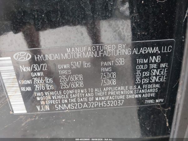 2023 HYUNDAI SANTA FE SEL