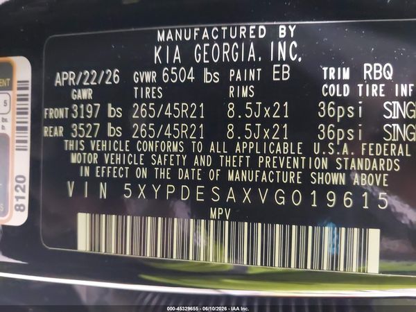 2027 KIA TELLURIDE HYBRID X-LINE SX