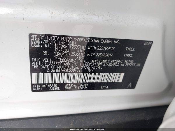 2025 TOYOTA RAV4 XLE