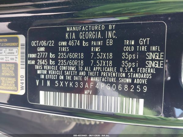 2023 KIA SPORTAGE EX
