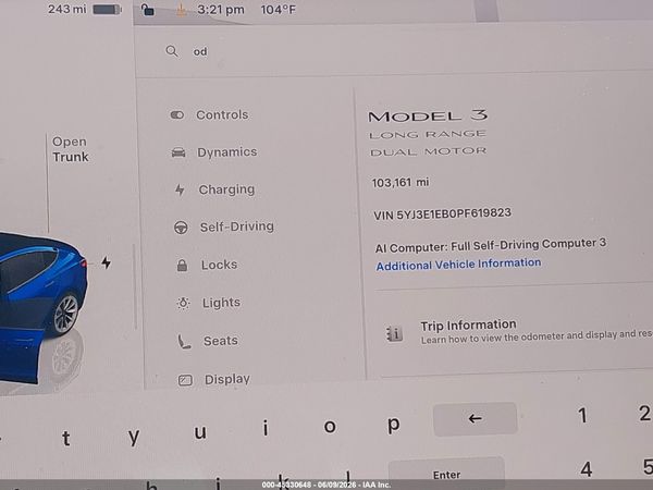 2023 TESLA MODEL 3