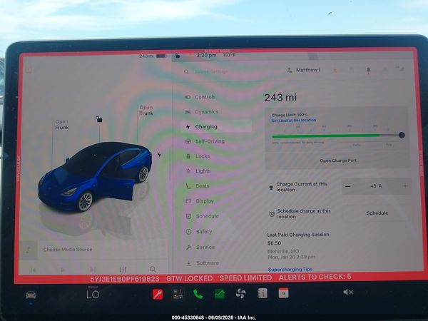 2023 TESLA MODEL 3