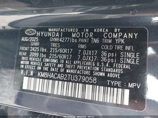 2026 HYUNDAI KONA SE