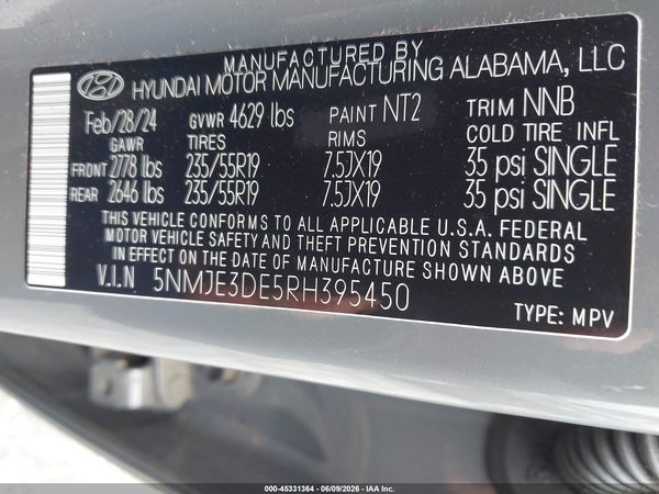2024 HYUNDAI TUCSON LIMITED
