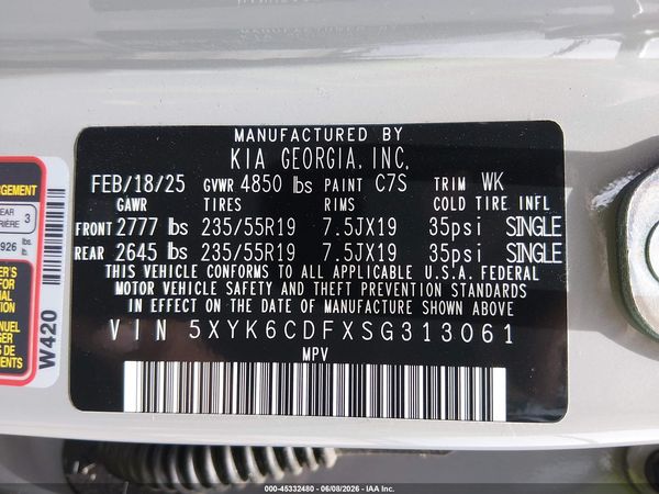 2025 KIA SPORTAGE X-LINE