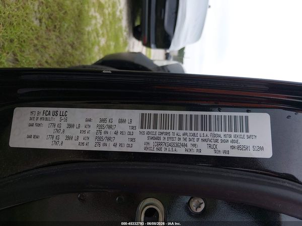 2016 RAM 1500 TRADESMAN