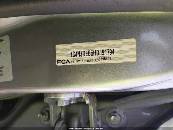 2017 JEEP COMPASS LATITUDE 4X4