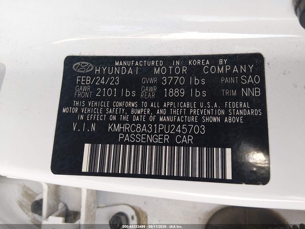 2023 HYUNDAI VENUE LIMITED