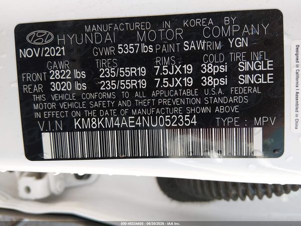 2022 HYUNDAI IONIQ 5 SE