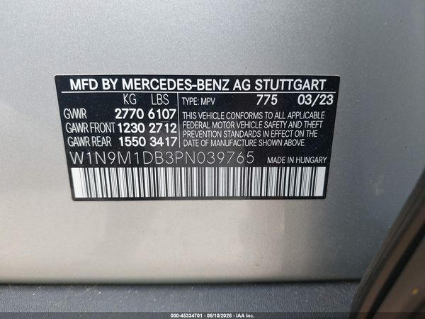 2023 MERCEDES-BENZ EQB 350 SUV 4MATIC