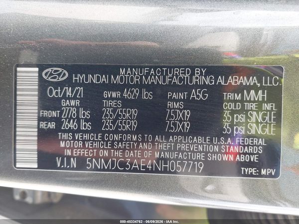 2022 HYUNDAI TUCSON SEL