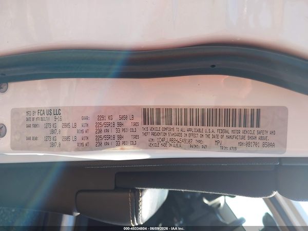 2017 JEEP CHEROKEE ALTITUDE FWD