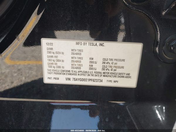 2023 TESLA MODEL Y