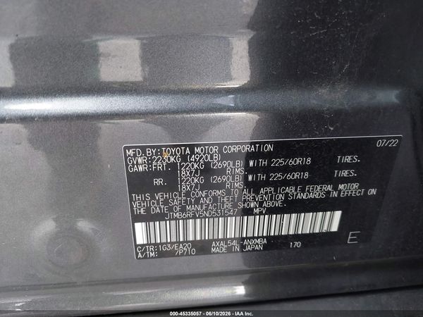 2022 TOYOTA RAV4 HYBRID XLE PREMIUM