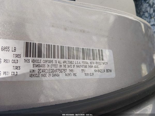 2017 CHRYSLER PACIFICA TOURING-L PLUS