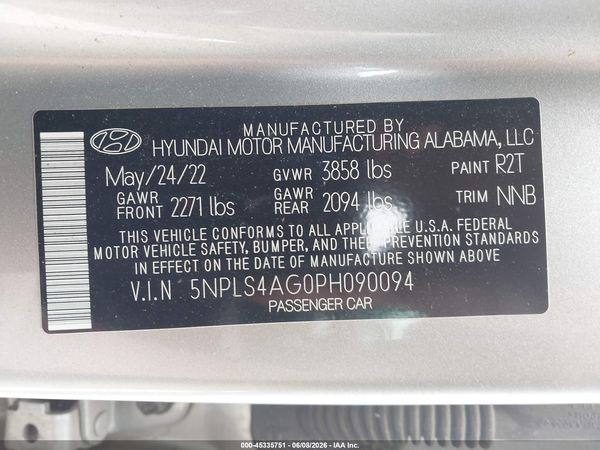 2023 HYUNDAI ELANTRA SEL