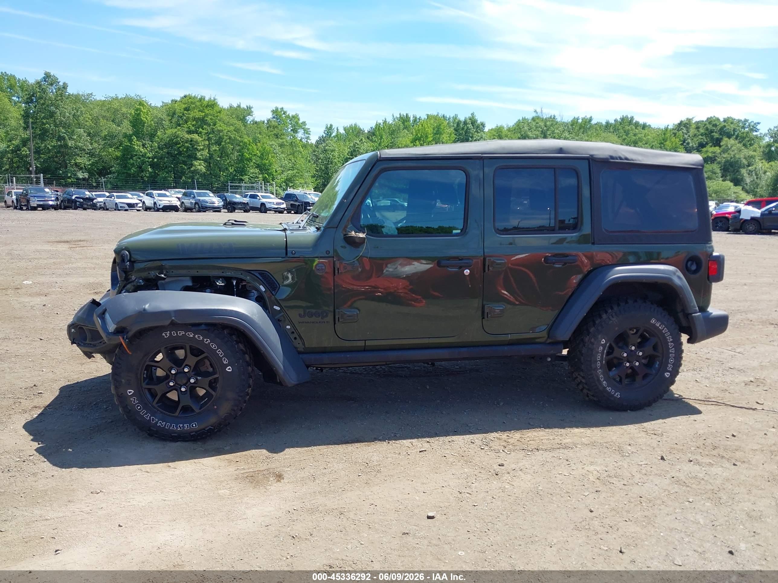2023 JEEP WRANGLER 4-DOOR WILLYS 4X4