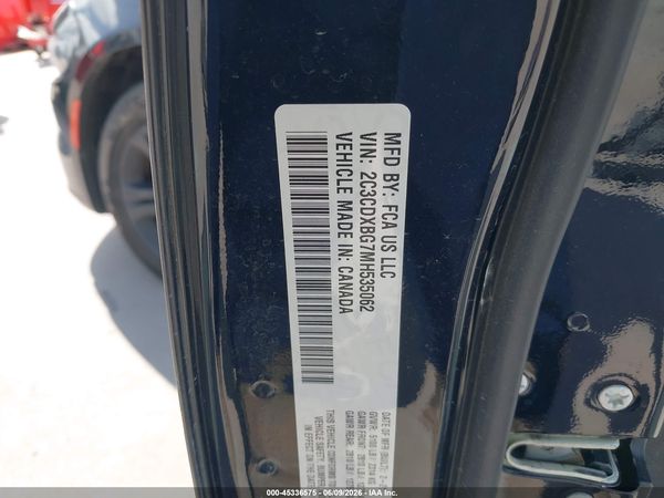 2021 DODGE CHARGER SXT RWD