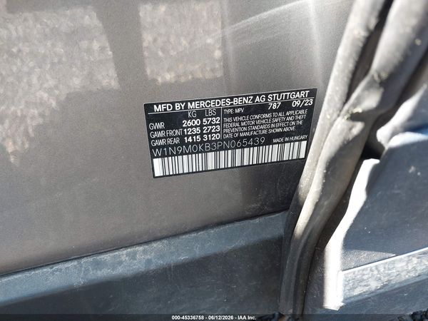 2023 MERCEDES-BENZ EQB 300 SUV 4MATIC